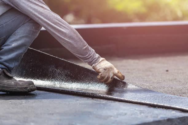Professional Basement Waterproofing technician working in Waynesboro, VA